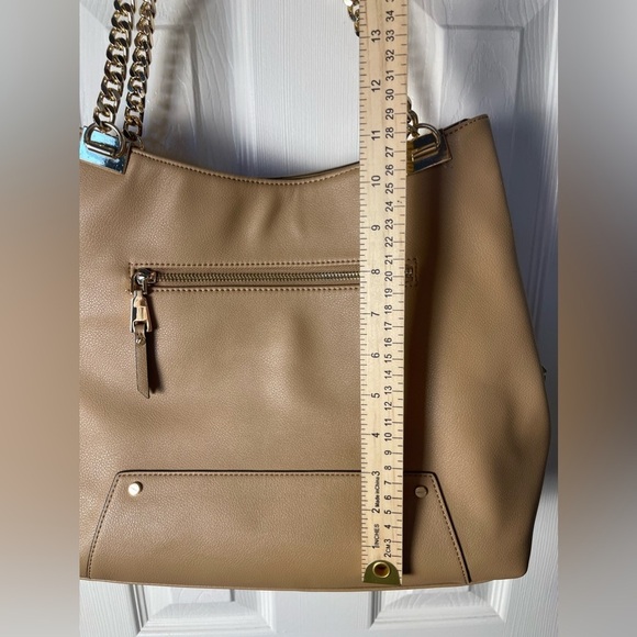 INC International Concepts Camel Trippi Chain Tote - Picture 13 of 13